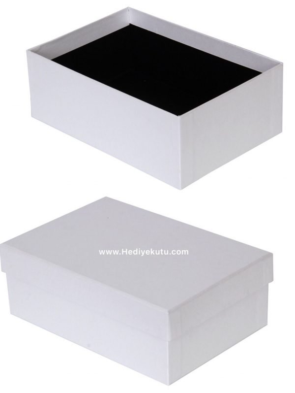 beyaz renk hediye kutusu