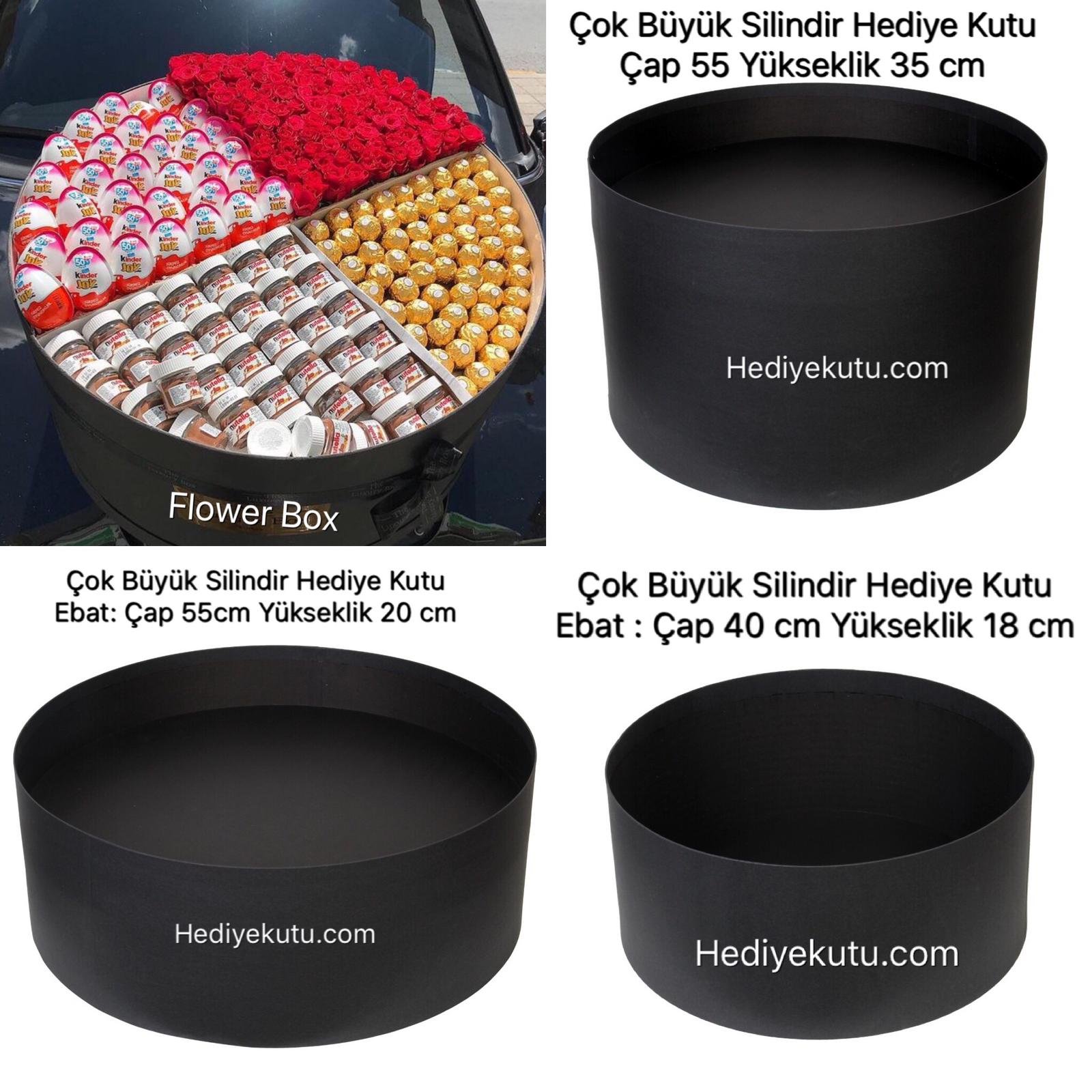 Jumbo Boy Silindir Hediye Kutusu GSM-1