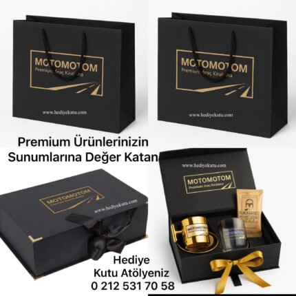 Marka Baskılı Dekoratif Hediye Kutu