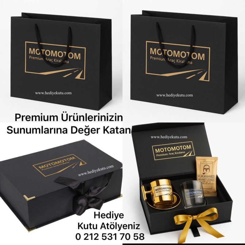 Marka Baskılı Dekoratif Hediye Kutu