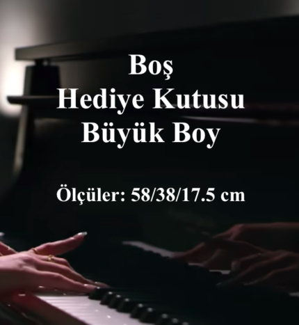 Boş Hediye Kutusu Büyük Boy