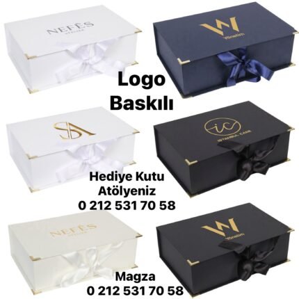 Logo Baskılı Hediye Kutusu 1-2