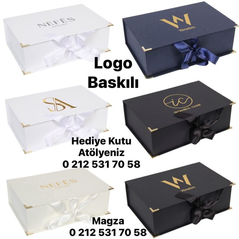 Logo Baskılı Hediye Kutusu 1-2