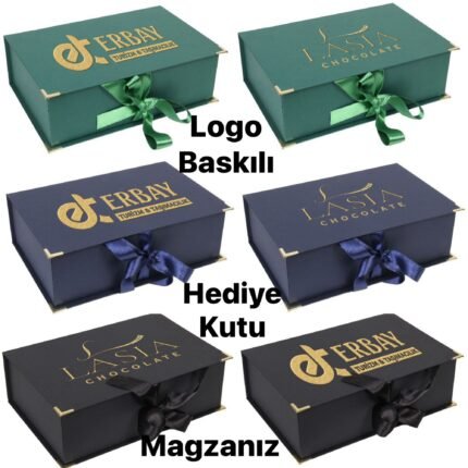 Logo Baskılı Hediye Kutusu 1-4