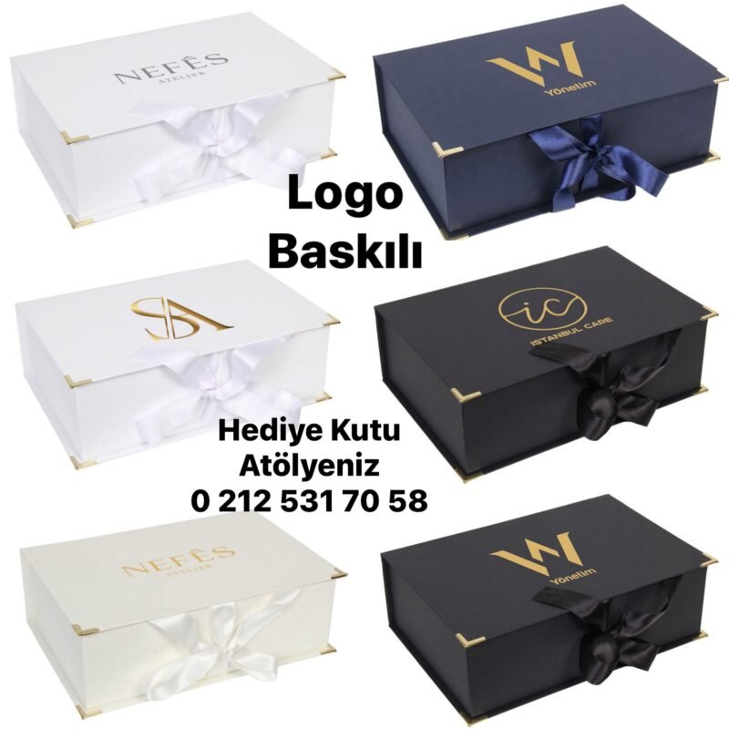 Logo Baskılı Hediye Kutusu 1-8