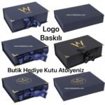 Logo Baskılı Hediye Kutusu H-22