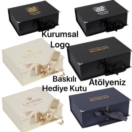 Logo Baskılı Hediye Kutusu H-25