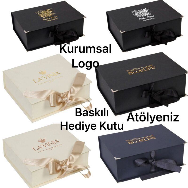 Logo Baskılı Hediye Kutusu H-25