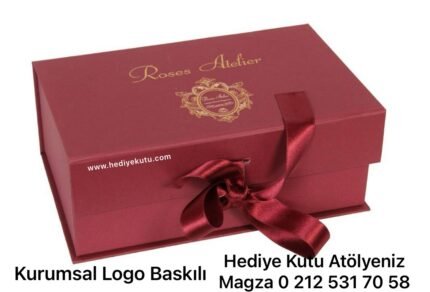 Logo Baskılı Hediye Kutusu H-9