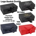 logo baskılı hediye kutusu