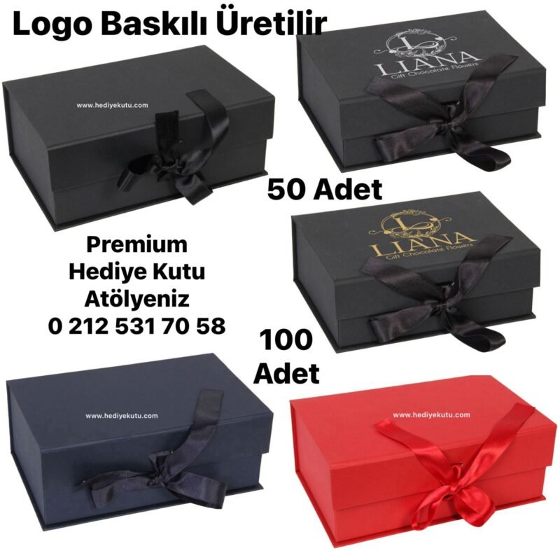 logo baskılı hediye kutusu