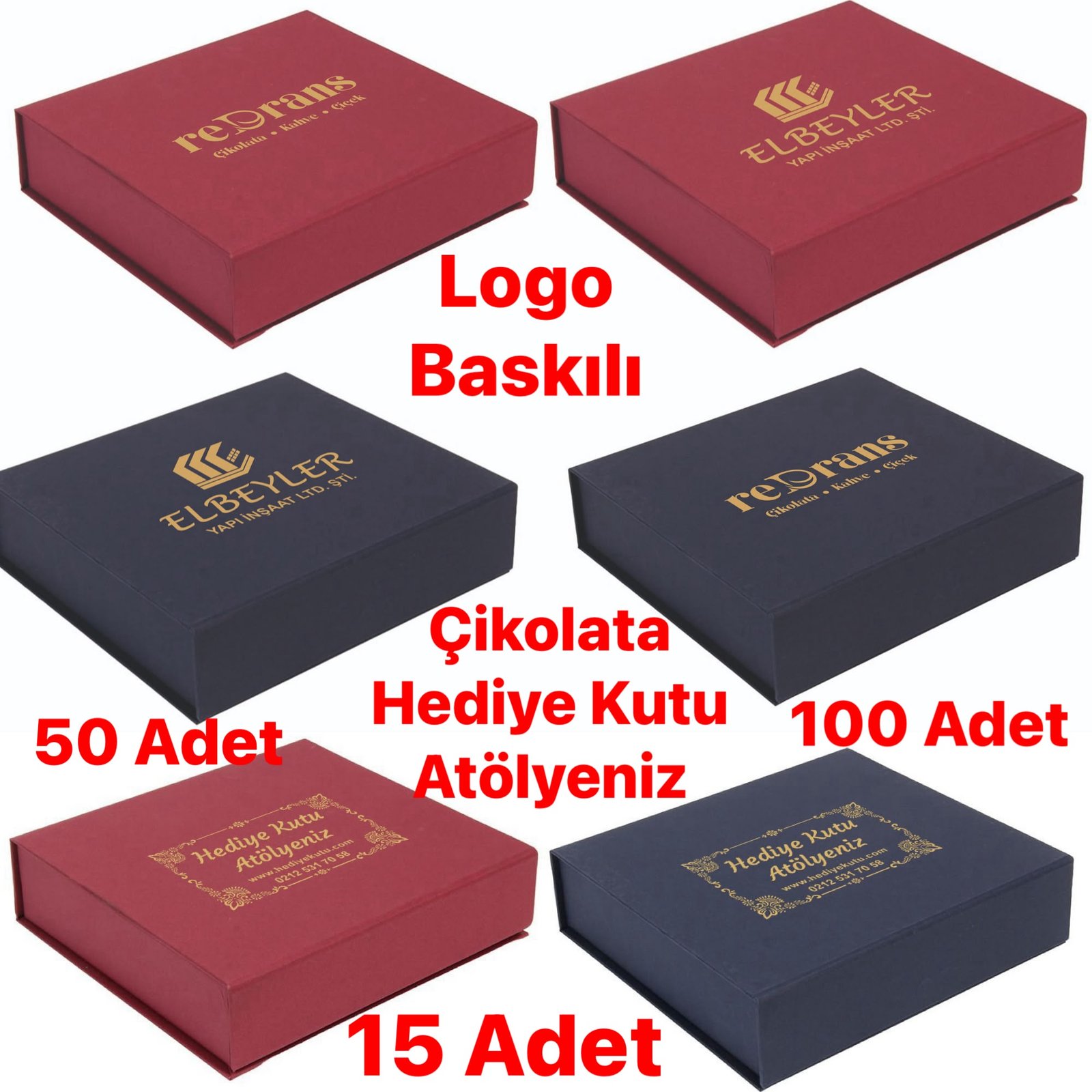 Baskılı Çikolata Kutusu A2 Baskılı Çikolata Kutusu A2