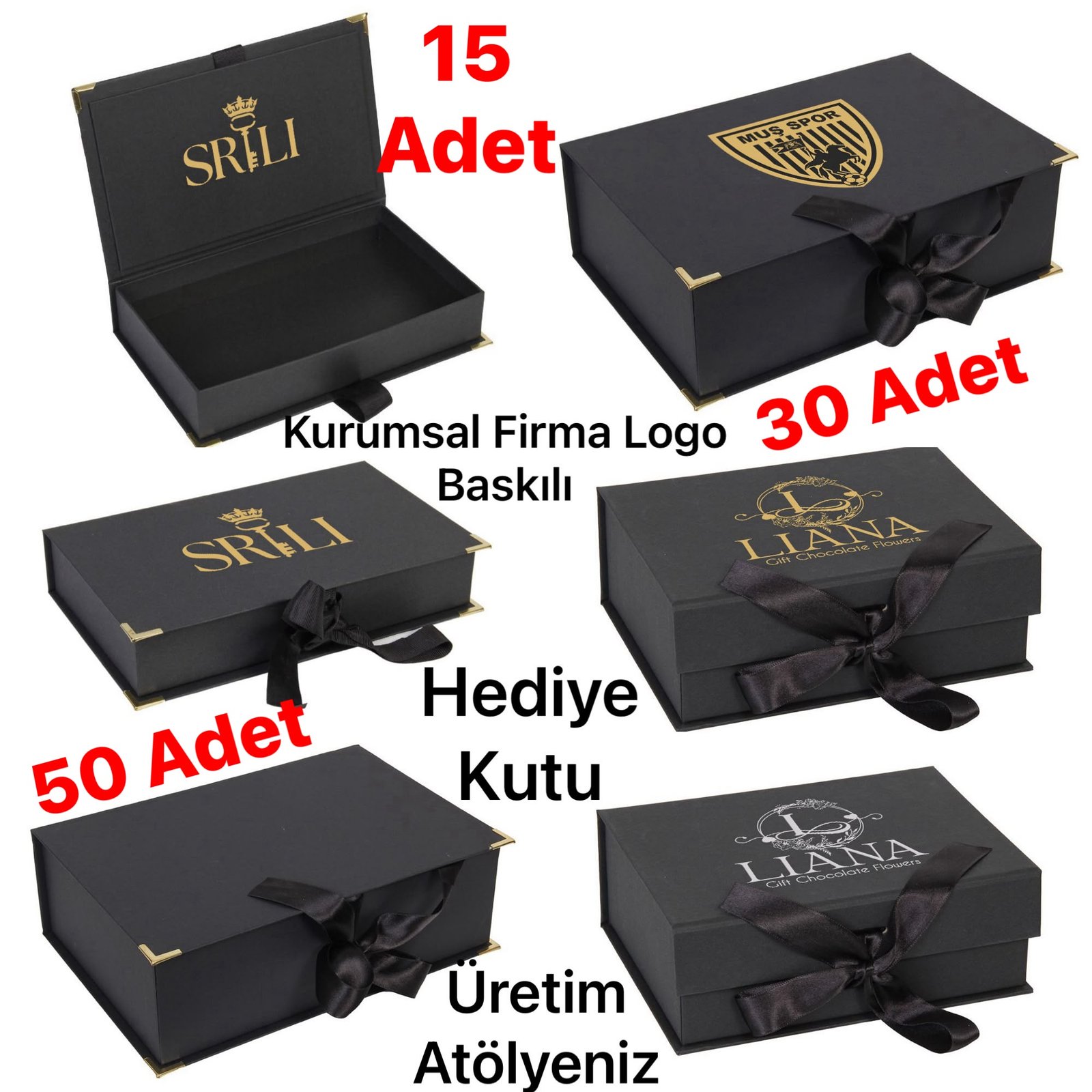 Hediye Kutusu Logo Baskılı A15 Hediye Kutusu Logo Baskılı A15